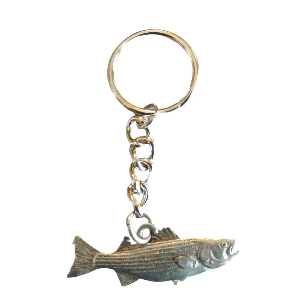 Striper / Striped Bass Keychain 2008K